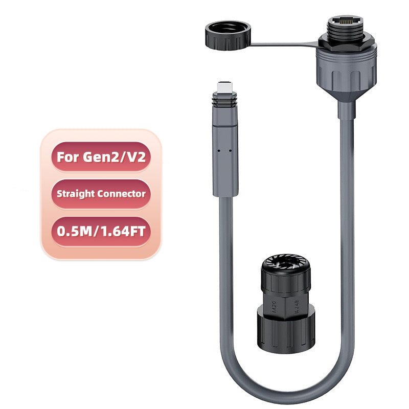 Starlink Cable SPX～RJ 45アダプタ、Star Link Gen 2ディスクアンテナとルータに適したStarlinkイーサネットアダプタ、防水キット付き（ペア） - xlinkcore
