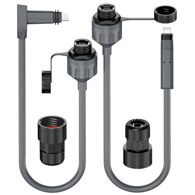 Pour Les Adaptateurs Starlink Cable SPX &agrave; RJ45, Adaptateur Starlink Ethernet Pour Star Link Gen 2 Dishy & Router Avec Kits Imperm&eacute;ables (paire) - xlinkcore [sort:name]