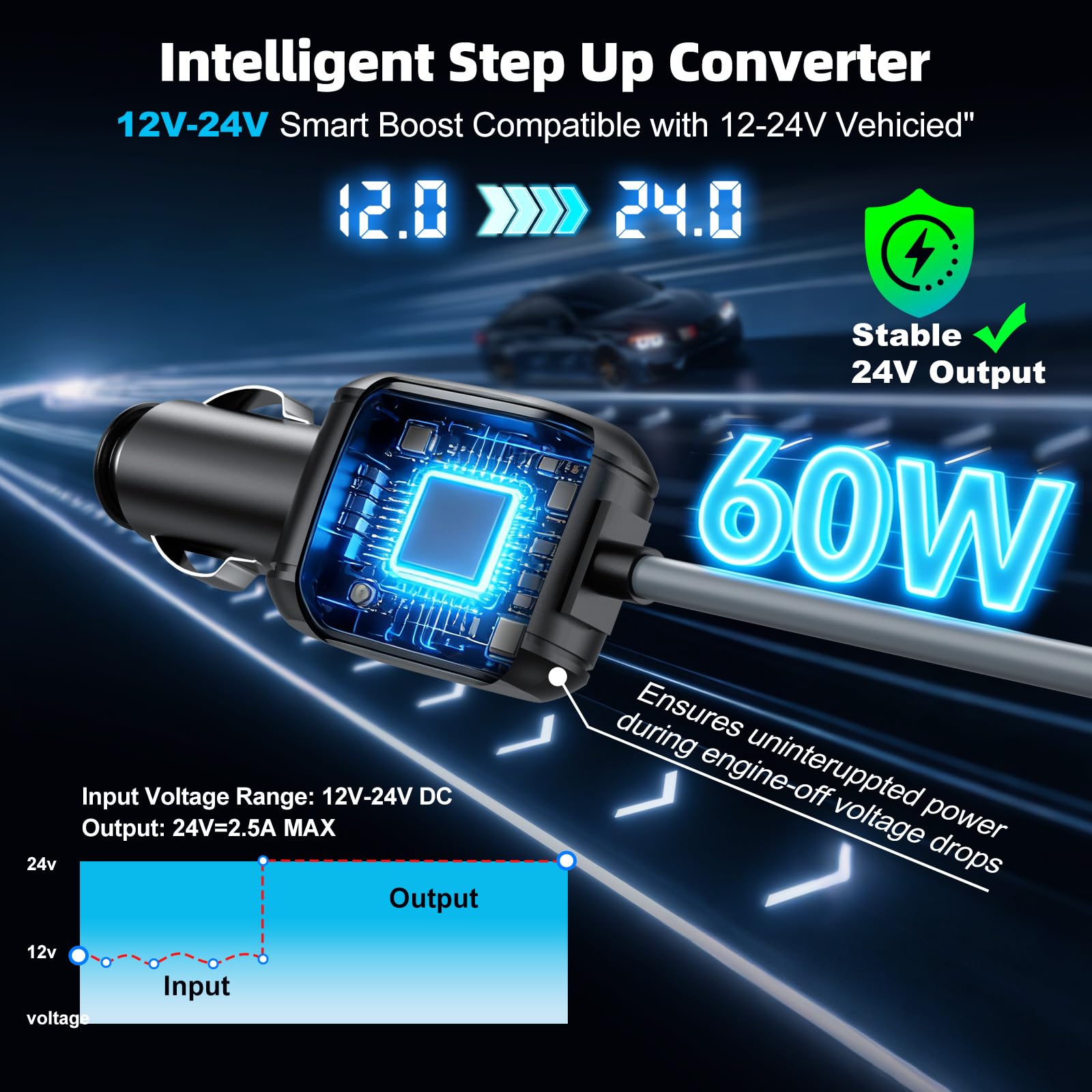 Starlink 소형 케이블 10FT/3M 또는 16FT/5M, 18AWG Starlink 소형 100W 고속 USB C/Car 충전기/DC에 DC 전원 케이블 Starlink 소형 차 담배 라이터 보충 방수 확장 케이블 부속품을 위한 1에 있는 3개 - xlinkcore