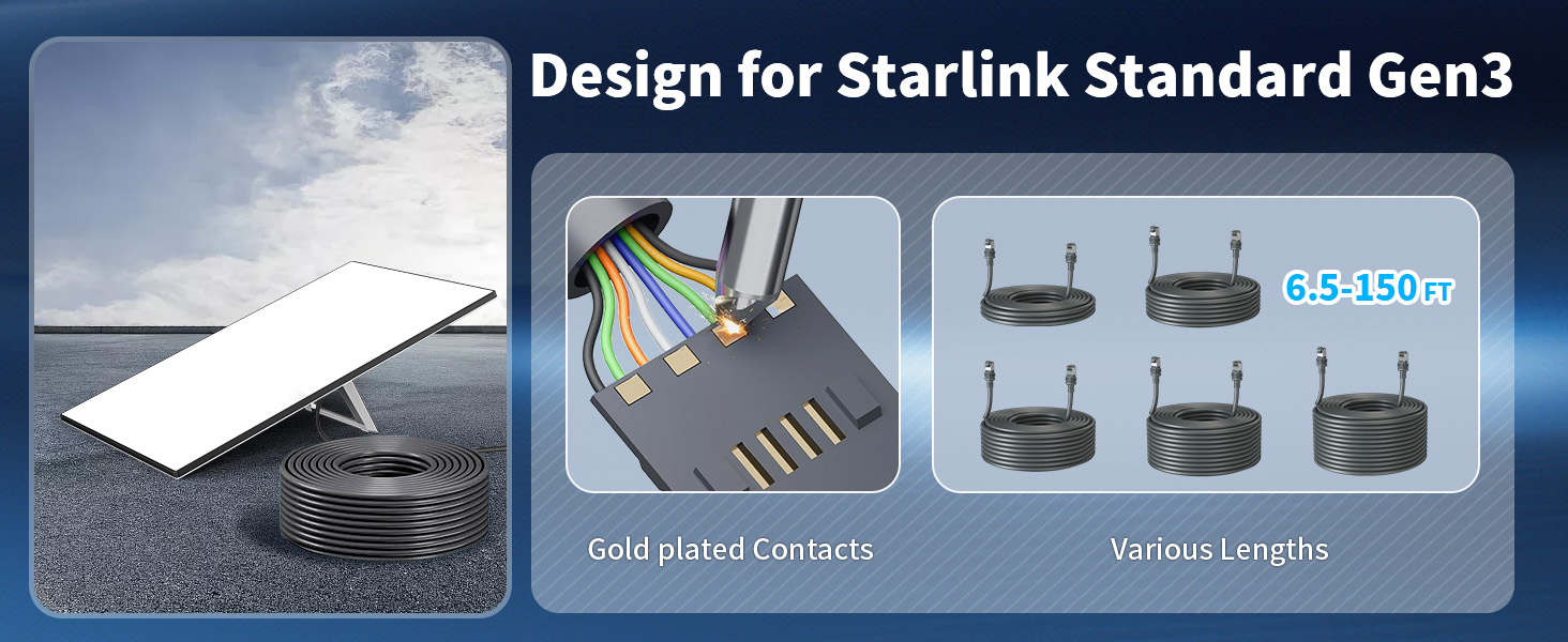 Per cavo StarLink GEN3, per prolunga Ethernet Starlink Cab
