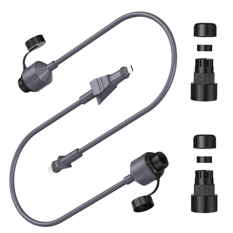 Dla Starlink Flat High Performance Extension Do Kabla RJ45, Adapter Ethernet Do Starlink Flat High Performance 22AWG, Wodoodporne Złącze SPX RJ45 Z Czapkami Końcowymi (2 Pakiety) - xlinkcore