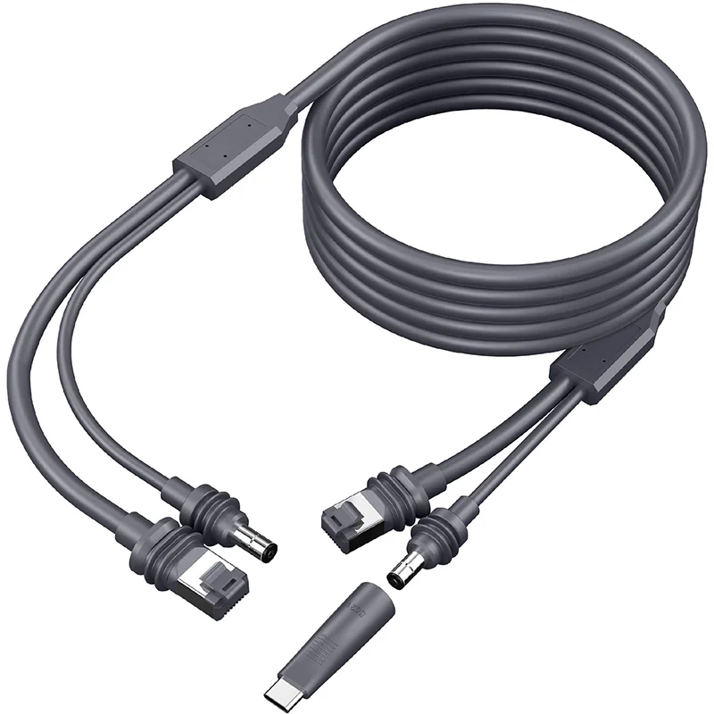 2 in 1 For Starlink Mini Cable 16.4FT/5M, DC/USB C Charging + Ethernet Cable, Replacement Starlin... - xlinkcore