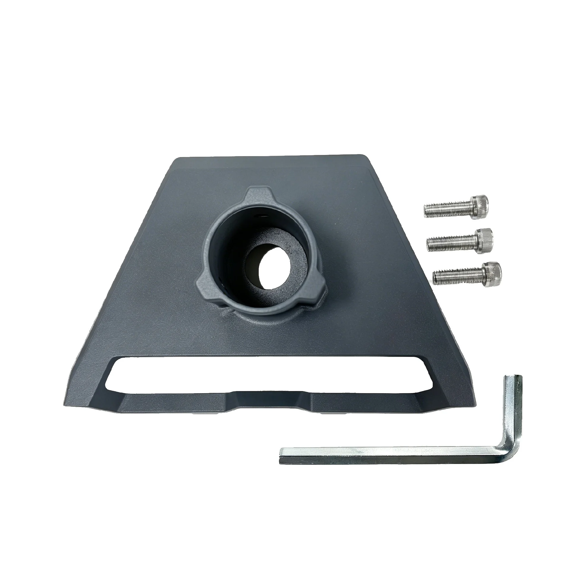 Pipe Mount Adapter for Starlink Gen 3, Heavy Duty Aluminum Alloy Pole Mount Kit for V3 Dish, Roof & Wall Installation - xlinkcore
