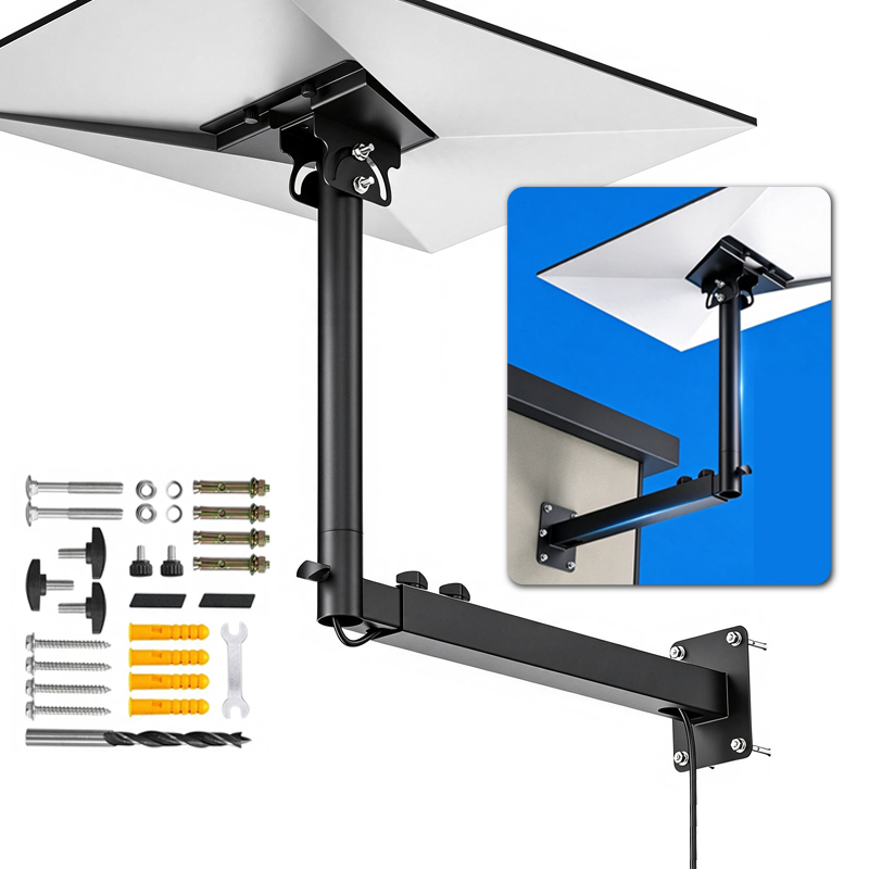 Extended Adjustable Metal Wall Mount Bracket for Starlink Gen3, Heavy Duty Wall & Roof Mount Compatible with Starlink 4/4X Dish, Factory Supply - xlinkcore next product