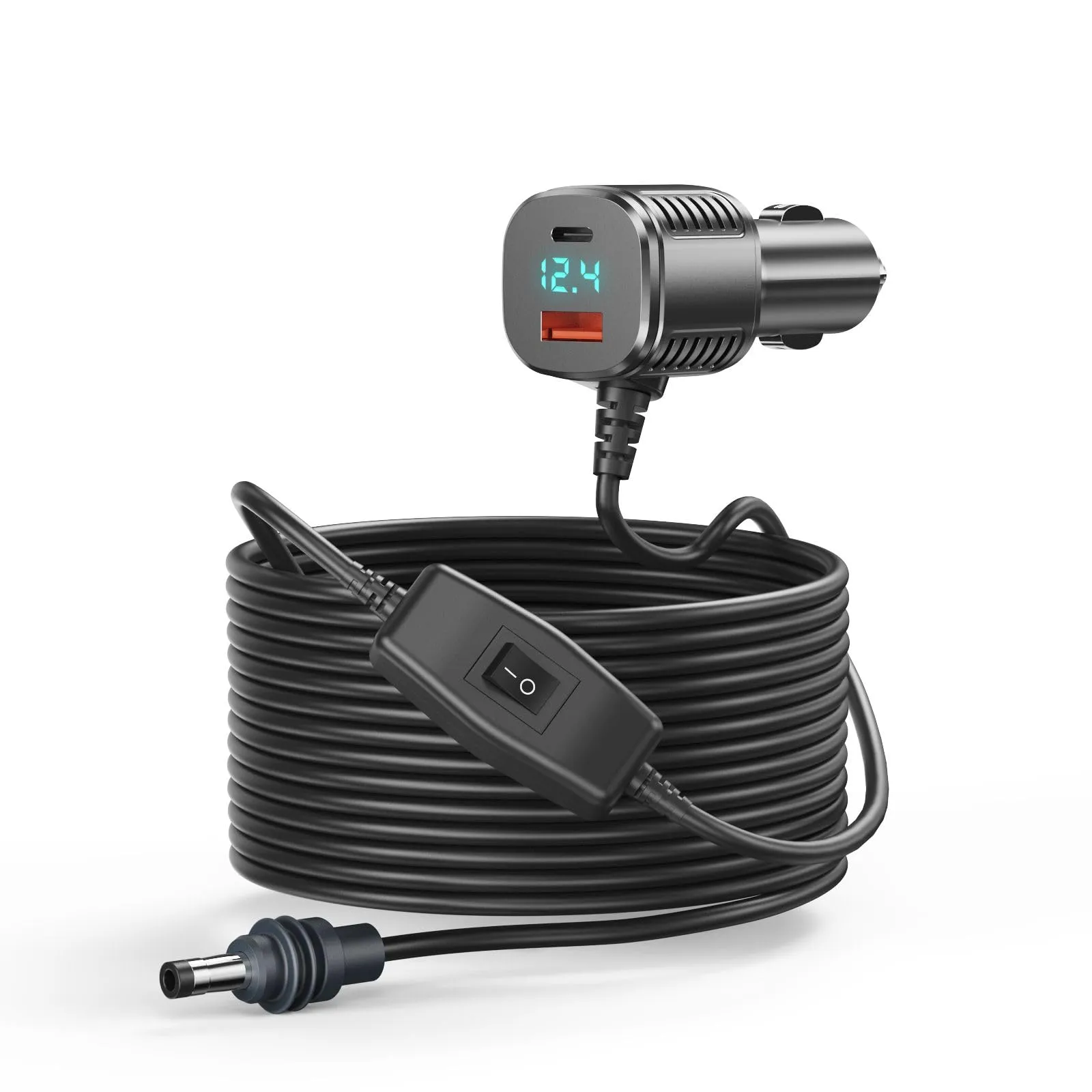 Voor Starlink Mini-kabel, 3-in-1 Starlink Mini-autooplader DC-stroomkabel + sigarettenaansteker-adapt... - xlinkcore