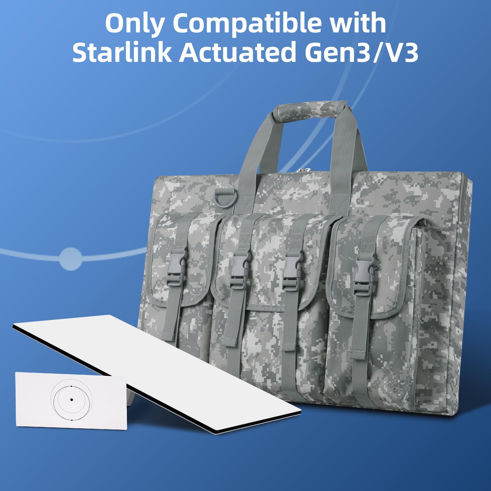 Para Starlink Gen 3 Caso, Design Multi-bolso, Bolsa De M&atilde;o/ombro Bolsa De Viagem Para Starlink V3 Prato & Acess&oacute;rios, RV Camping - xlinkcore