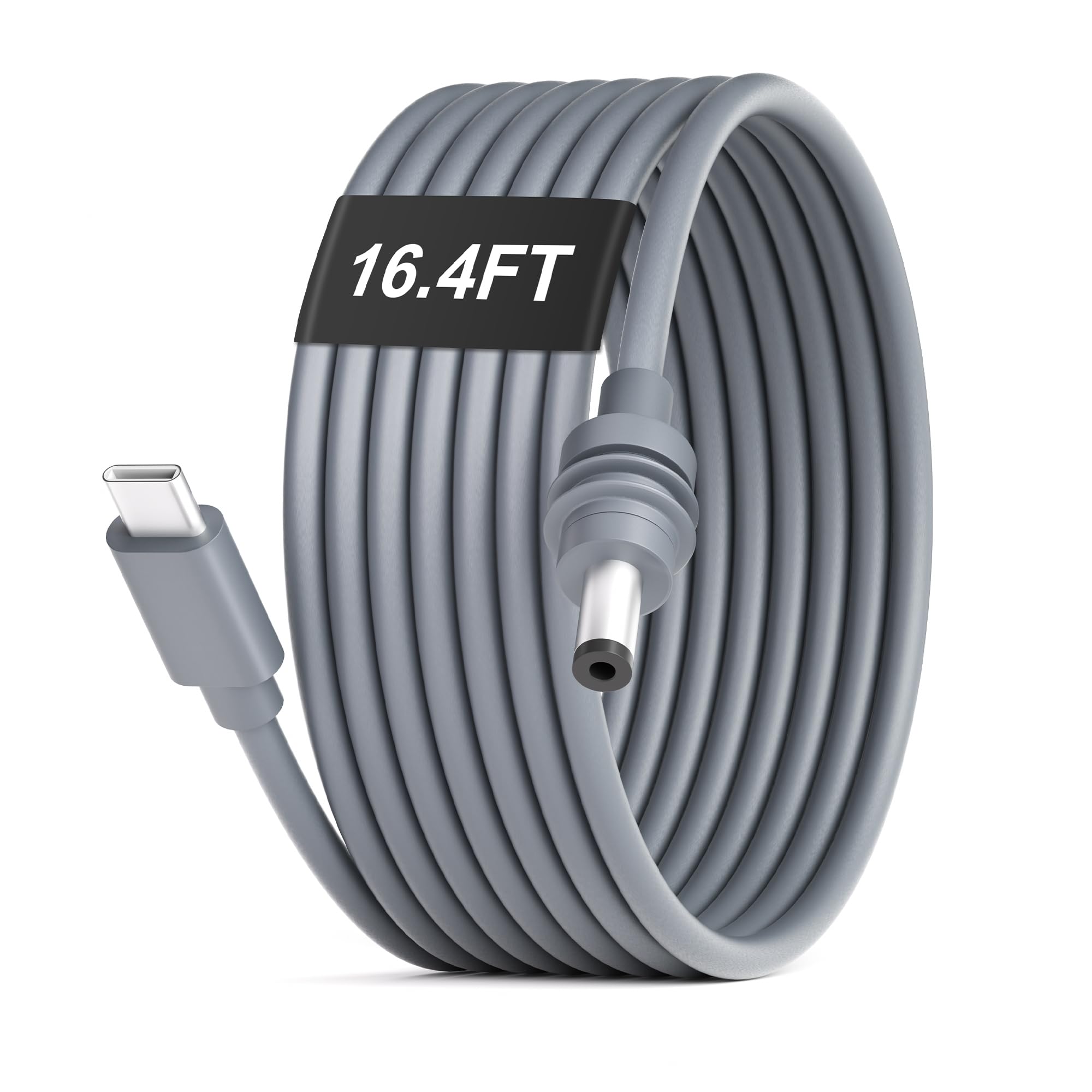Para Starlink Mini USB C Para Cabo De Alimenta&ccedil;&atilde;o DC 16,4 FT / 5 M Starlink Mini Cable 100W USB Tipo-C Entrada Para DC Barrel Jack Cabo De Carregamento Trabalho Imperme&aacute;vel Com Fonte PD De 100W + 18AWG - xlinkcore [sort:name]