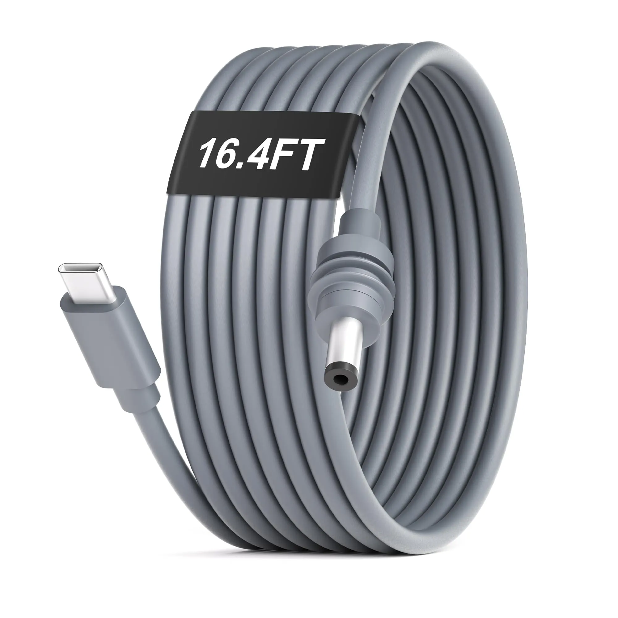 Voor Starlink Mini USB-C naar DC-voedingskabel 16,4 FT/5 M Starlink Mini-kabel 100W USB Type-C-ingang naar DC-busconnector laadkabel waterdicht werkt met 100W+ PD-bron 18AWG - xlinkcore