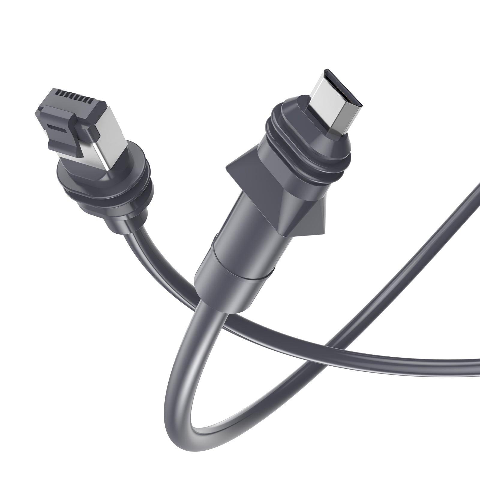 Dla Kabla Ethernet Starlink CMX CMR Rated 24AWG 1200Mbps Do Zasilania Podłącz Do Złącza RJ45, Kabl Zamienny Starlink Prostokątny Satelitarny V2 Do Router&oacute;w Lub Urządzeń RJ45 - xlinkcore