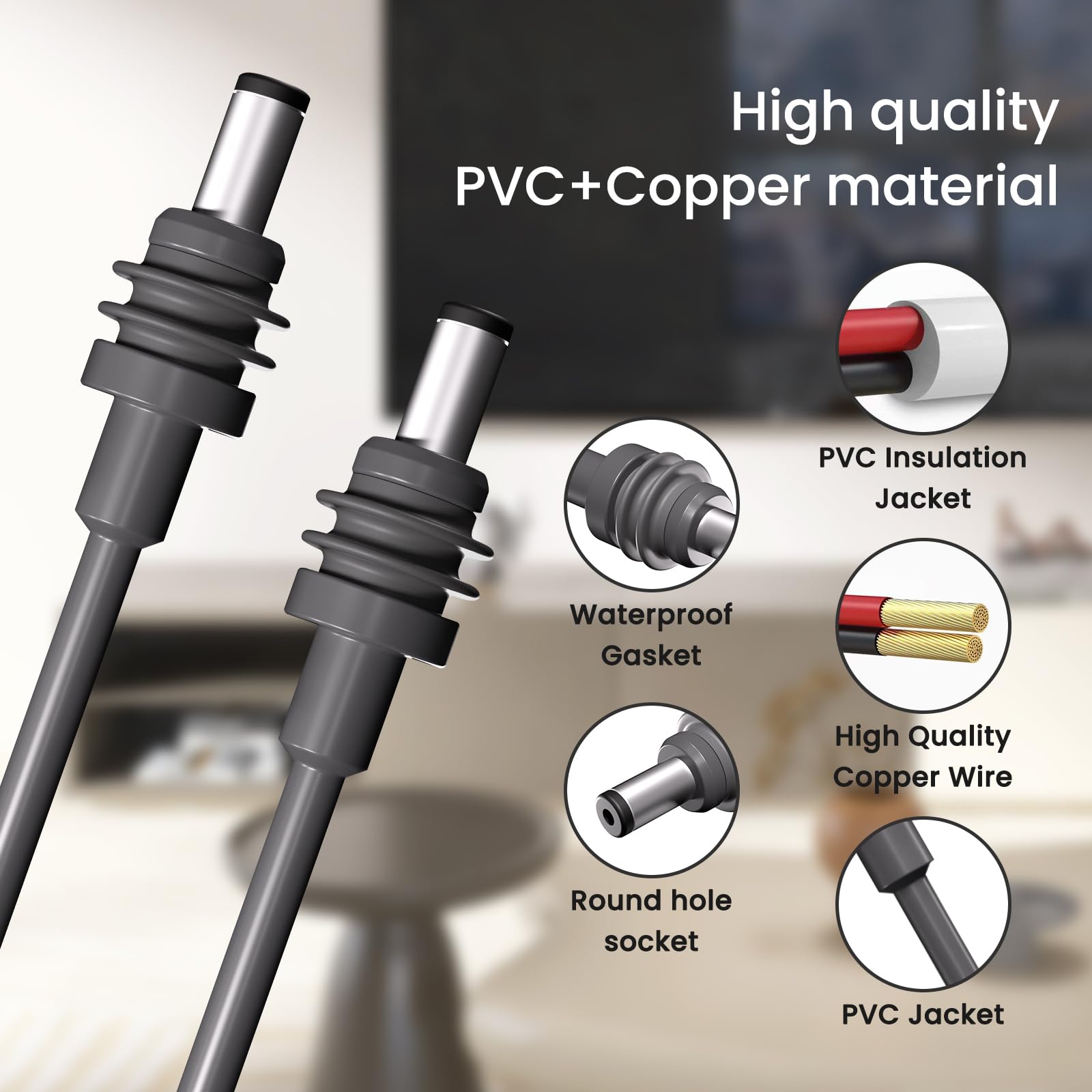 Voor Starlink Mini Kabel - Waterdichte DC Power Vervangingskabel Voor Starlink Mini Grijs - xlinkcore