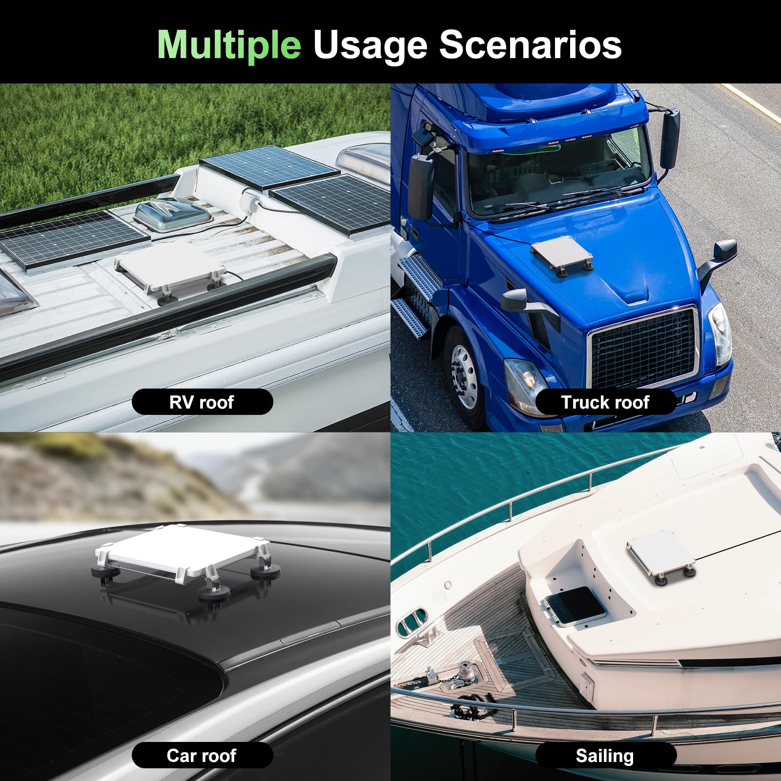 Para Starlink Mini Car Roof Mount,Starlink Mini Magnetic Mount,Acess&oacute;rios Starlink Mini,Starlingkshop Starlink Mini Kit De Montagem Para RVs, Vans, Barco, Iates, Caminh&otilde;es - xlinkcore