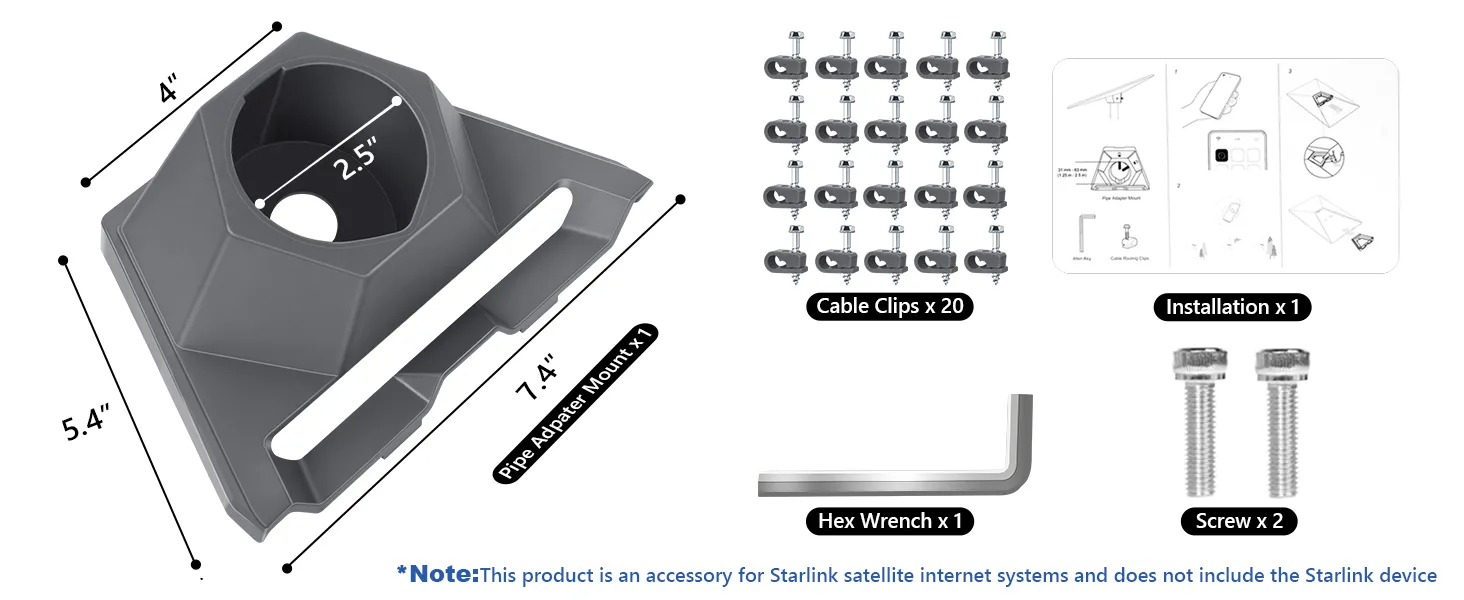 Starlink accessories and solutions by XLinkCore Network Accessories
