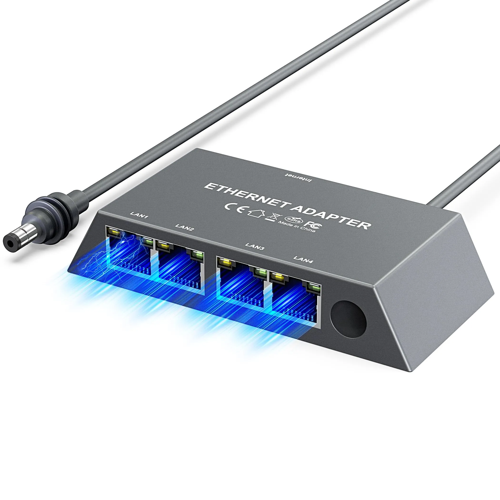 Multi Ports For Starlink Gen 3/ For Starlink Mini Ethernet Adapter for Wired External Network, 4 ... - xlinkcore previous product