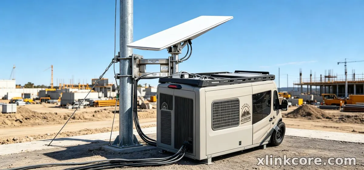 Industrial Starlink Setup for Construction and Mining