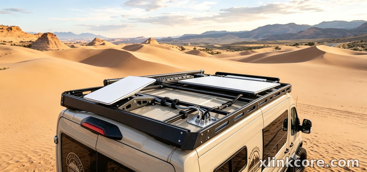 Supporto Starlink per RV e alimentazione a 12V DC per la vita in camper