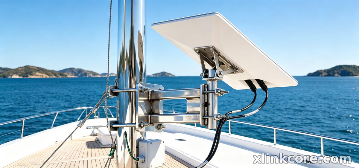 Stainless Steel Starlink Mounts for Marine Use