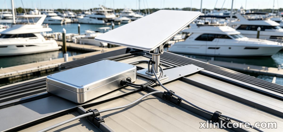 Corrosion-Proof Starlink Mounts for Boat Decks and Rails
