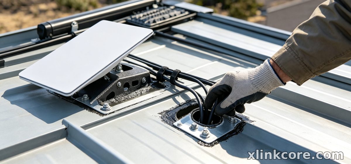 DIY Starlink Install: Grounding, Seals, and Cable Routes