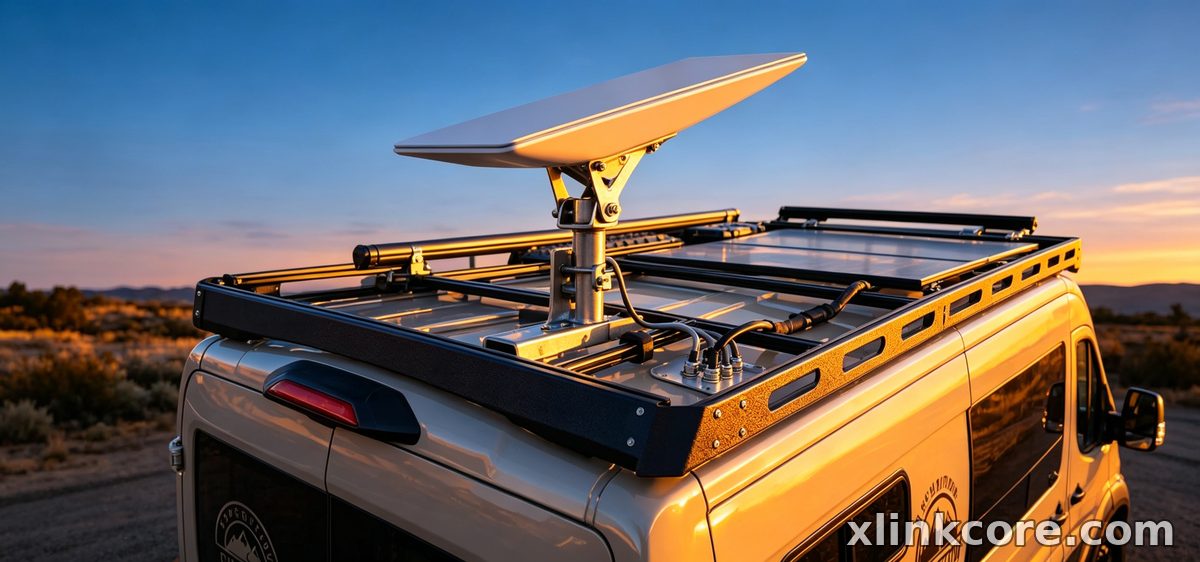 Van Life Starlink: zasilanie 12V i uchwyty dachowe do kamperów