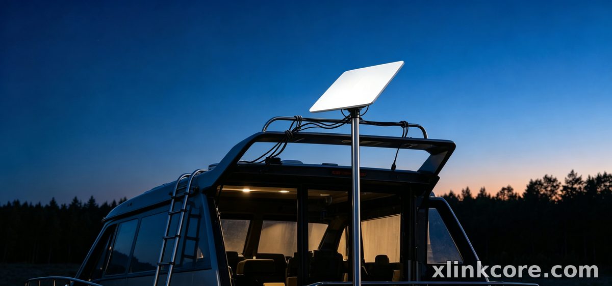Van Life Starlink: zasilanie 12V i uchwyty na dach kampera