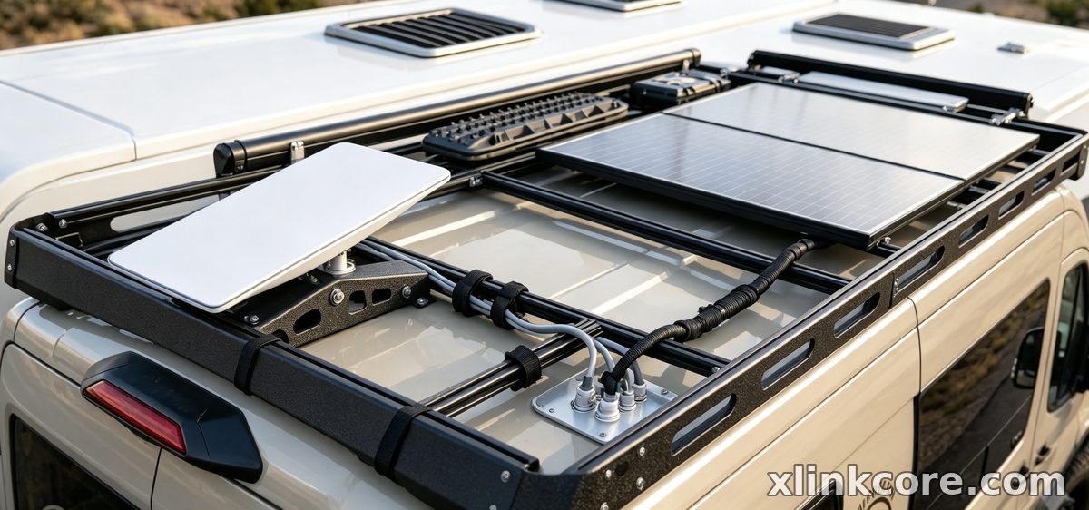Off-Grid Starlink for RVs: 12V DC Power and Roof Mounts