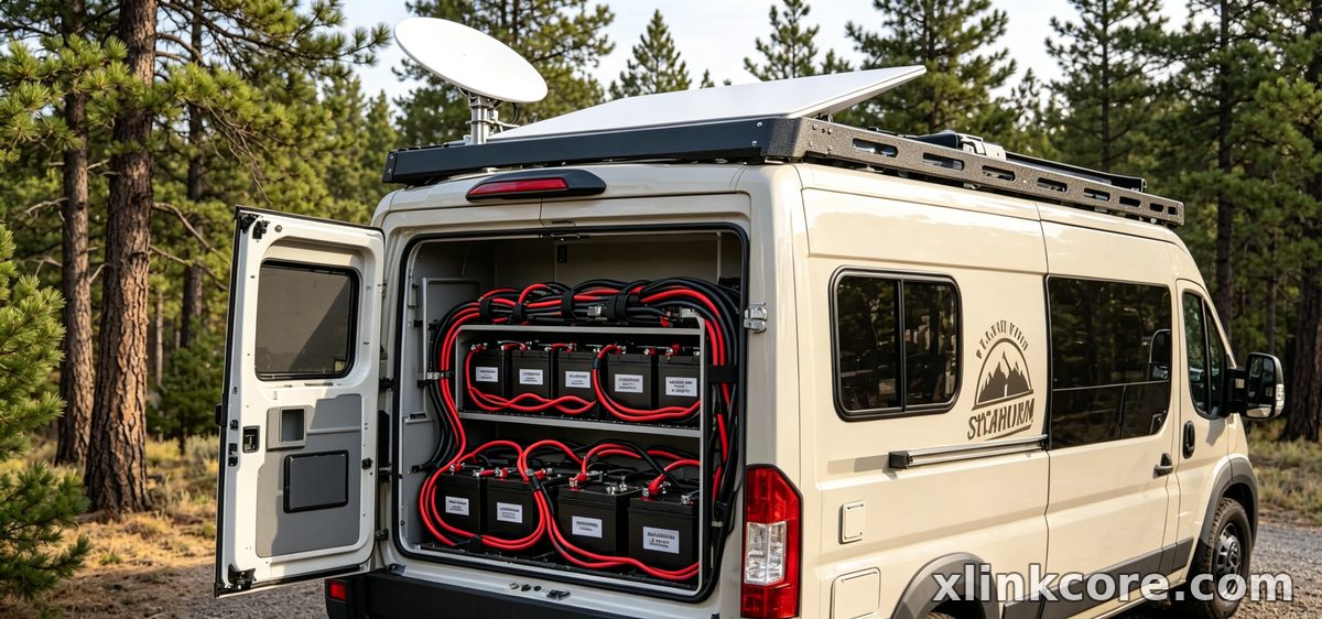 Off-Grid Starlink for RVs: 12V DC Power and Roof Mounts